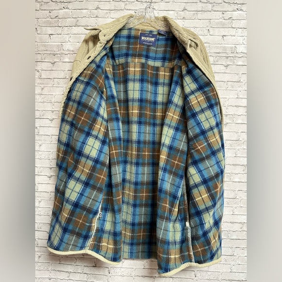 Wolverine Boots And Gear Mens XXL Corduroy Fleece Lined Shirt Jacket Tan Shaket - Picture 10 of 13